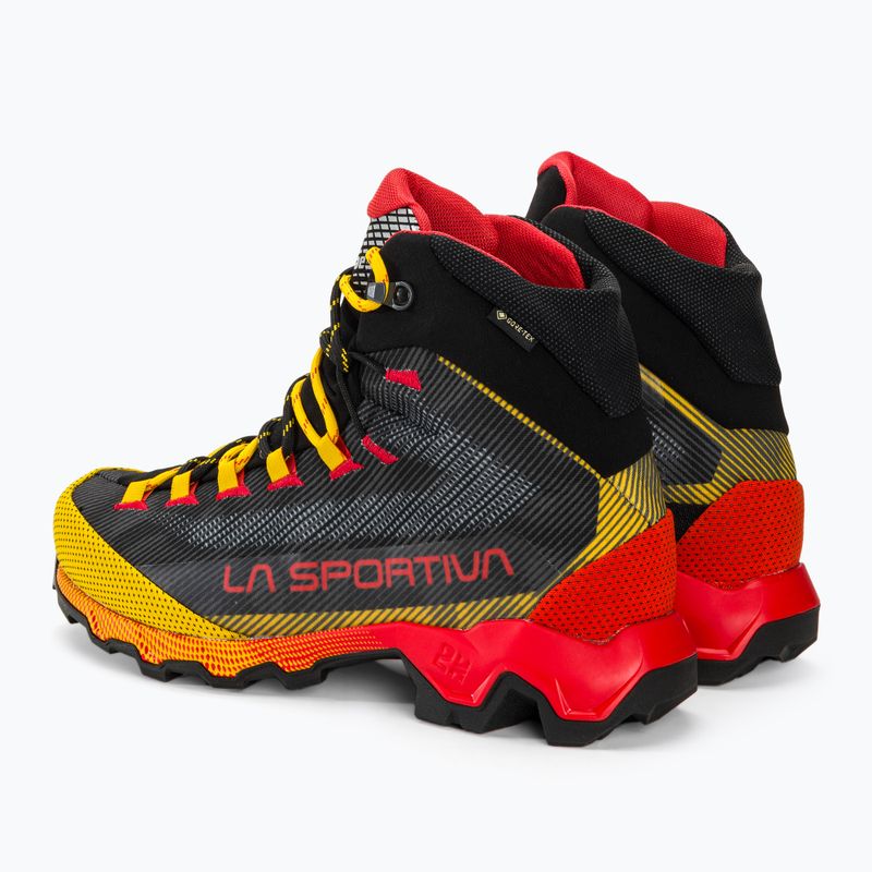 Încălțăminte de trekking pentru bărbați La Sportiva Aequilibrium Hike GTX carbon/yellow 3