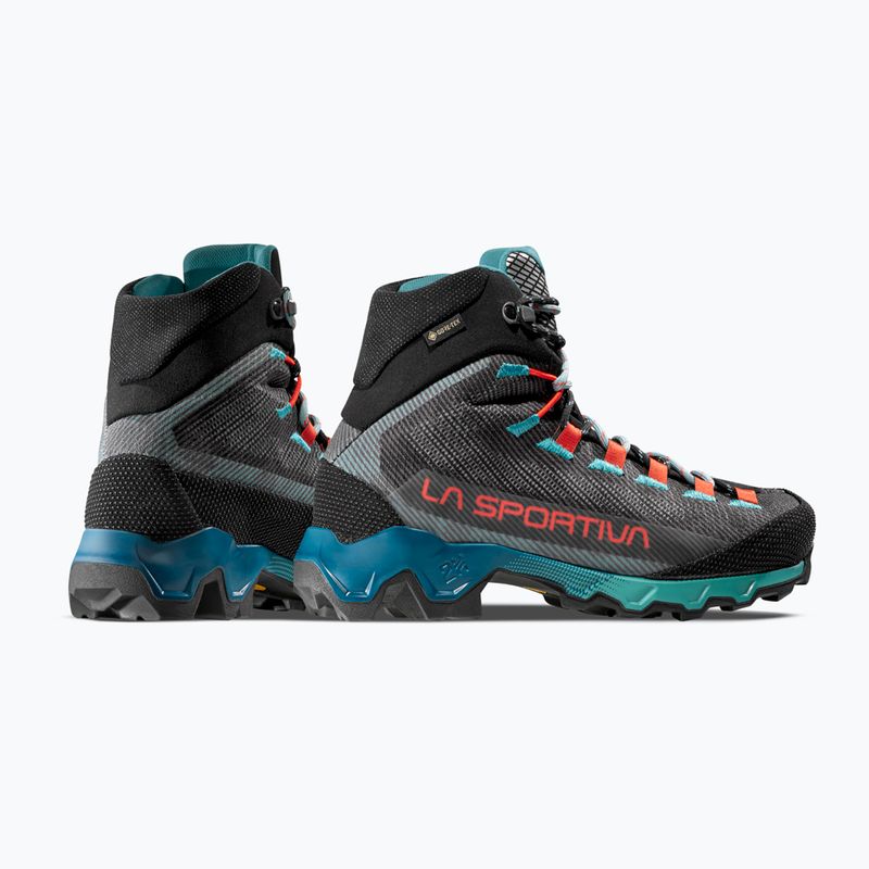 Încălțăminte de trekking pentru femei La Sportiva Aequilibrium Hike GTX carbon/everglade 10
