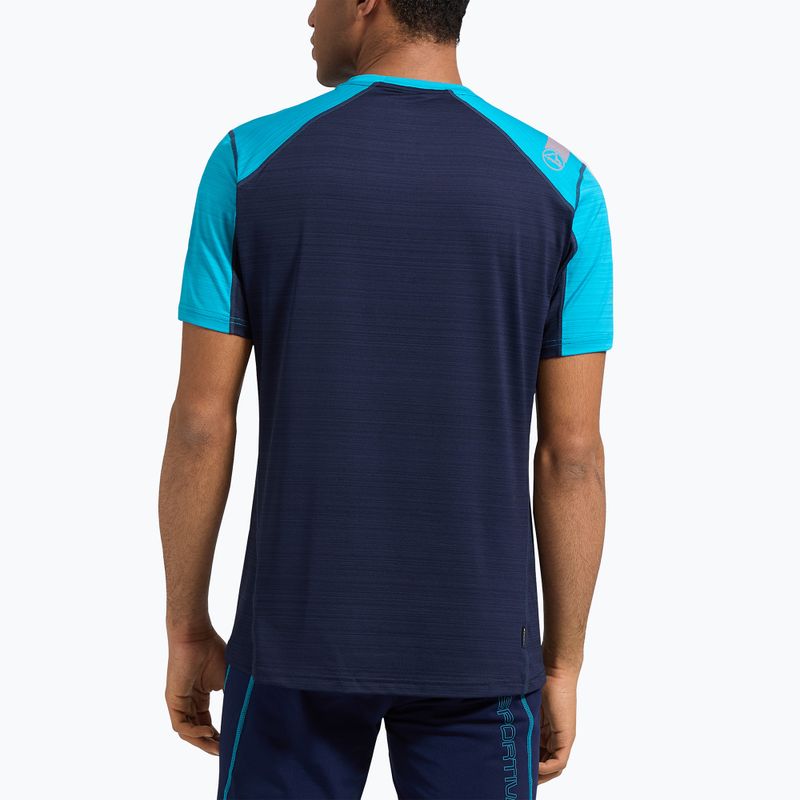Tricou pentru bărbați La Sportiva Sunfire deep sea/ tropic blue 2