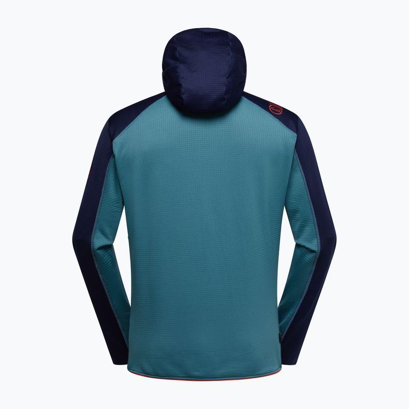 Hanorac pentru bărbați La Sportiva Upendo Hoody hurricane/ deep sea 2