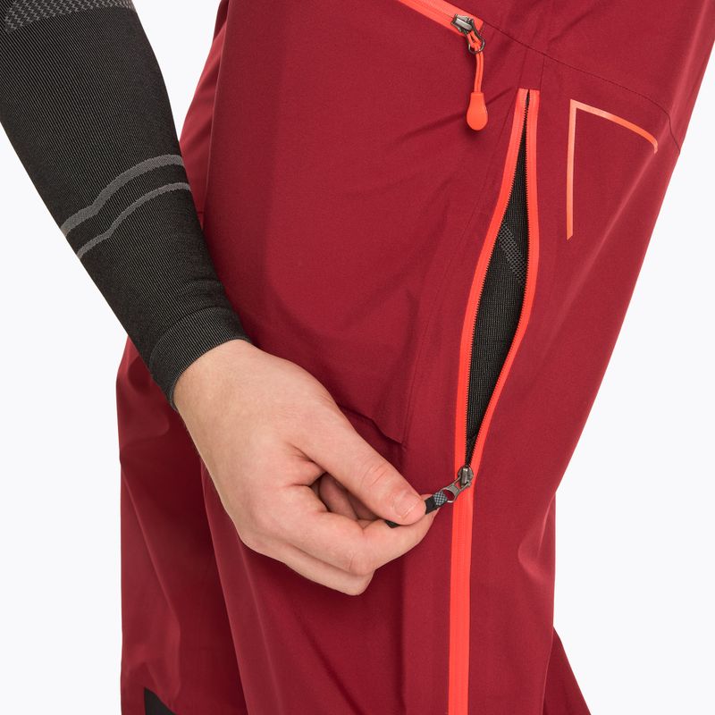 Pantaloni de schi pentru bărbați La Sportiva Chaser Evo Shell Bib sangria 5
