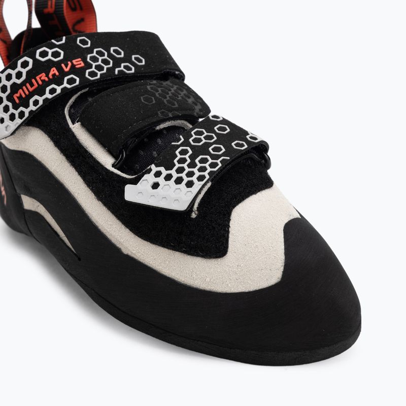 Încălțăminte de cățărare pentru femei La Sportiva Miura VS white/cherry tomato 7