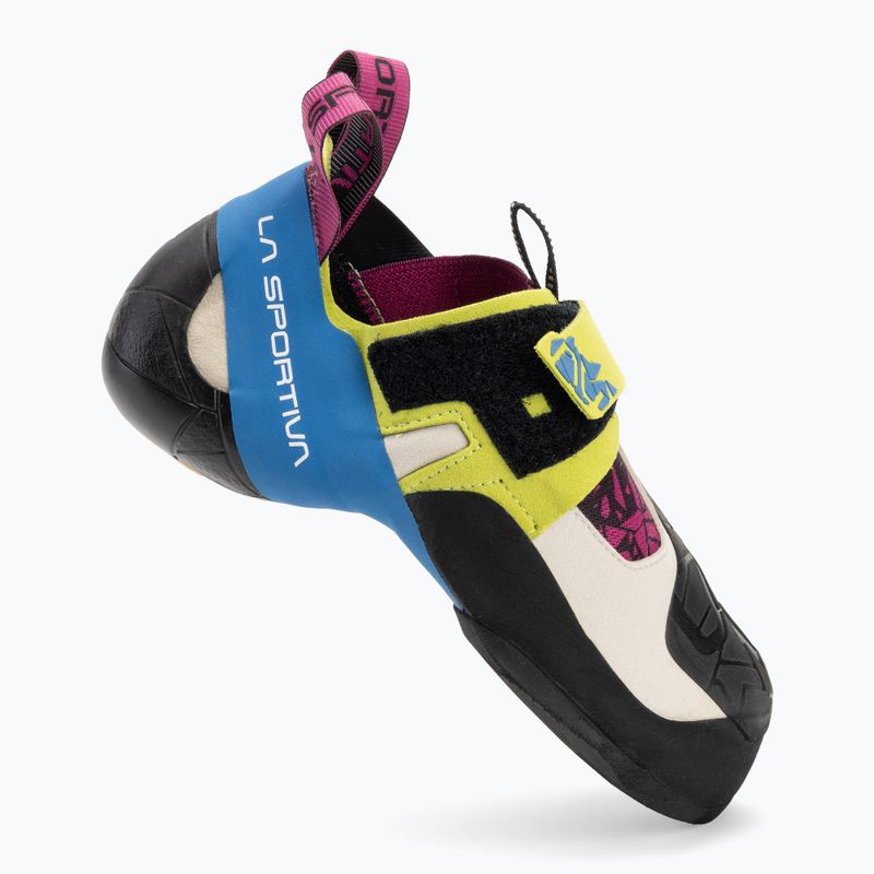 Încălțăminte de cățărare pentru femei La Sportiva Skwama apple green/cobalt blue 2