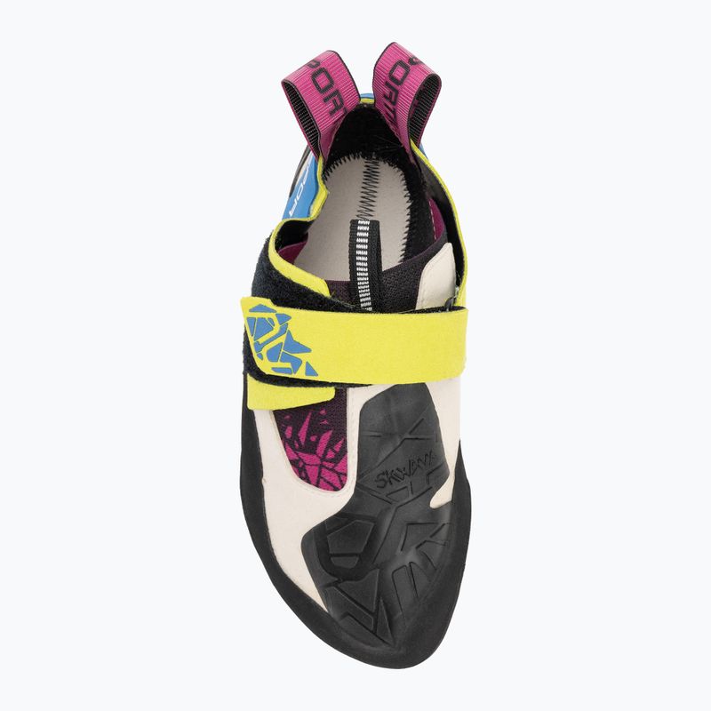 Încălțăminte de cățărare pentru femei La Sportiva Skwama apple green/cobalt blue 5