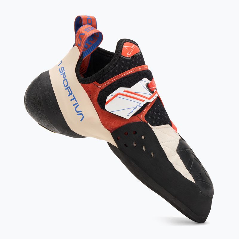 Încălțăminte de cățărare pentru femei La Sportiva Solution white/lily orange 2