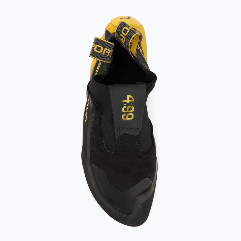 Încălțăminte de cățărare La Sportiva Cobra 4.99 black/yellow 5