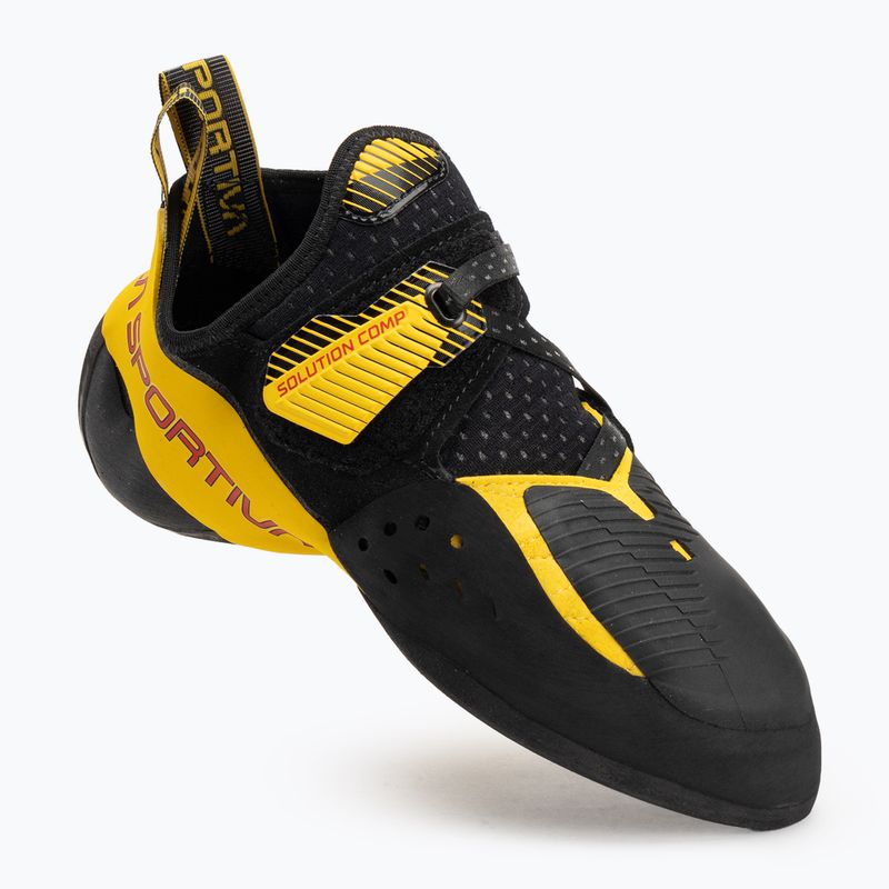 Încălțăminte de cățărare pentru bărbați La Sportiva Solution Comp black/ yellow