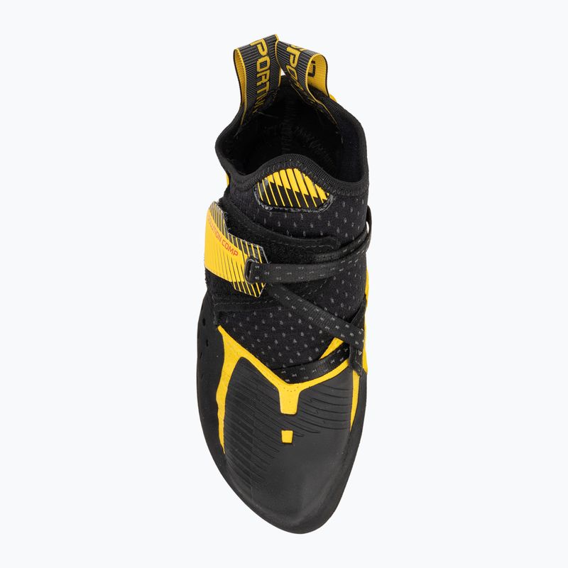 Încălțăminte de cățărare pentru bărbați La Sportiva Solution Comp black/ yellow 5
