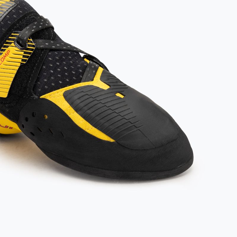 Încălțăminte de cățărare pentru bărbați La Sportiva Solution Comp black/ yellow 7
