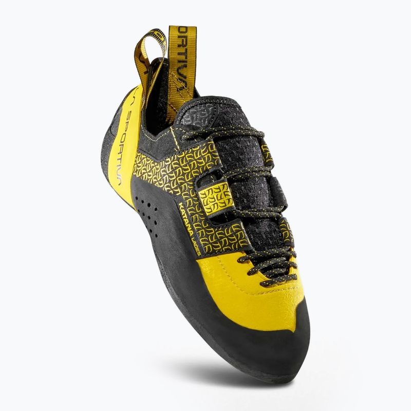 Încălțăminte de cățărare pentru bărbați La Sportiva Katana Laces yellow/black 8