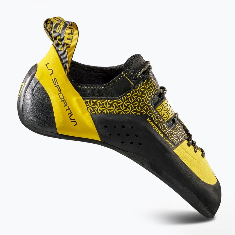 Încălțăminte de cățărare pentru bărbați La Sportiva Katana Laces yellow/black 9