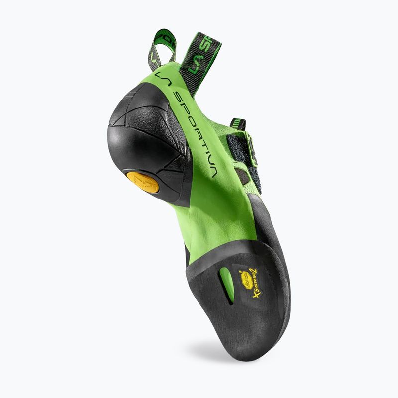 Încălțăminte de cățărare pentru bărbați La Sportiva Skwama Vegan black/flash green 4