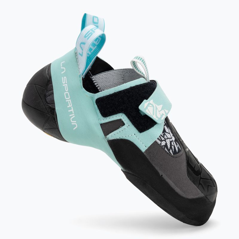 Încălțăminte de cățărare pentru femei La Sportiva Skwama Vegan carbon / turquoise 2