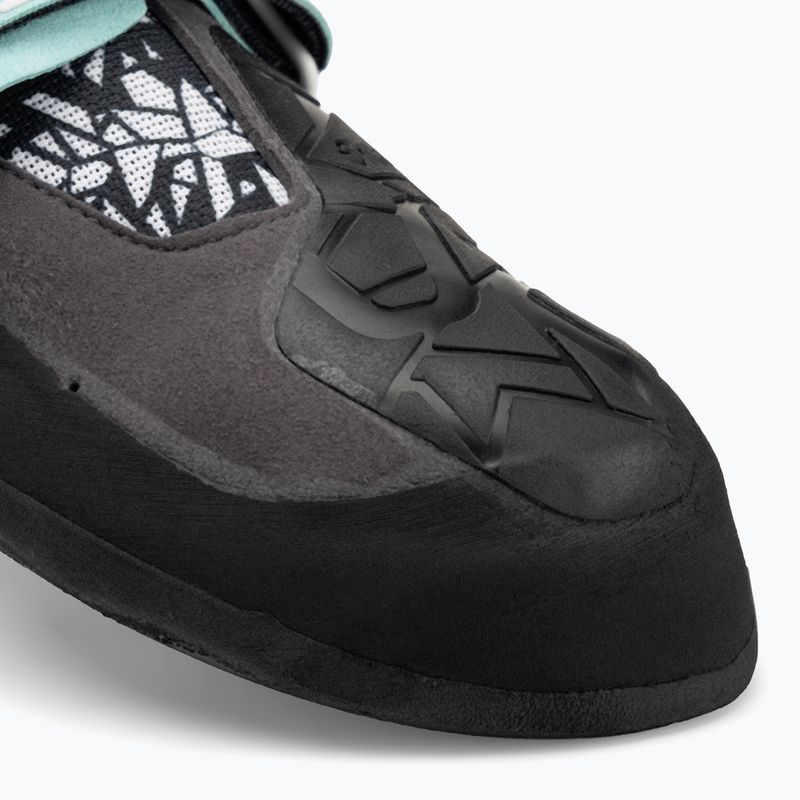 Încălțăminte de cățărare pentru femei La Sportiva Skwama Vegan carbon / turquoise 7