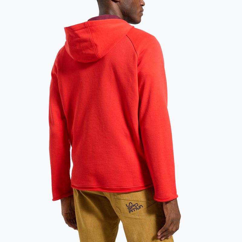 Hanorac bărbați La Sportiva Telendos Hoody mountain red 2