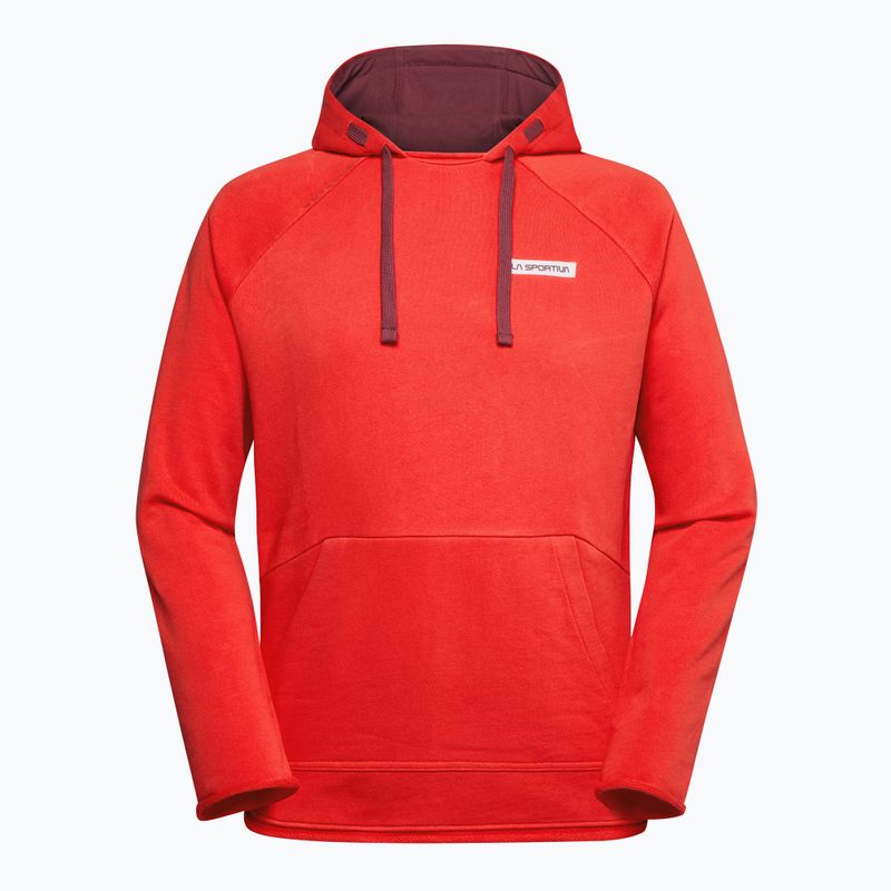 Hanorac bărbați La Sportiva Telendos Hoody mountain red 3