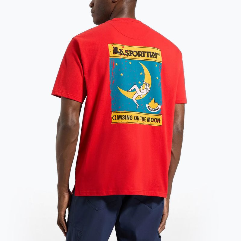 Tricou pentru bărbați La Sportiva Moon Climb mountain red 2