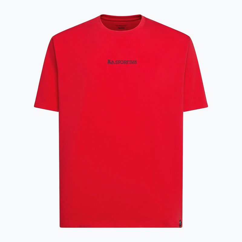 Tricou pentru bărbați La Sportiva Moon Climb mountain red 3