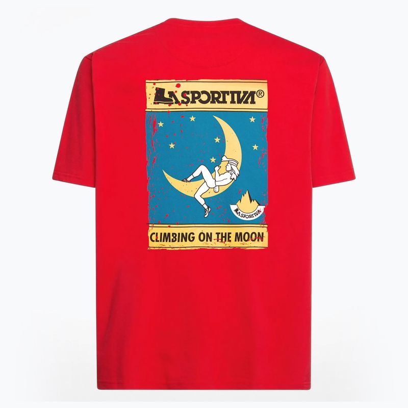 Tricou pentru bărbați La Sportiva Moon Climb mountain red 4