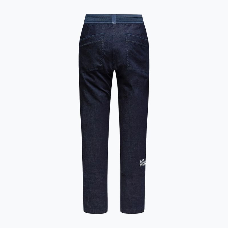 Pantaloni de cățărare pentru bărbați La Sportiva Cave Jeans denim/night sky 4