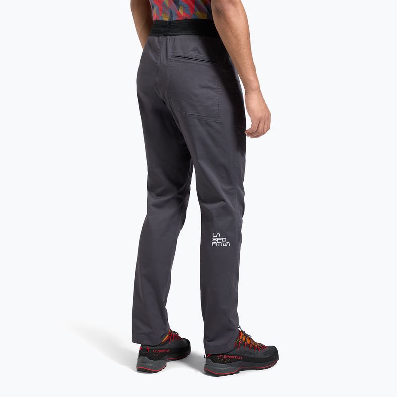 Pantaloni de trekking pentru bărbați La Sportiva Roots night onyx/chalk 2