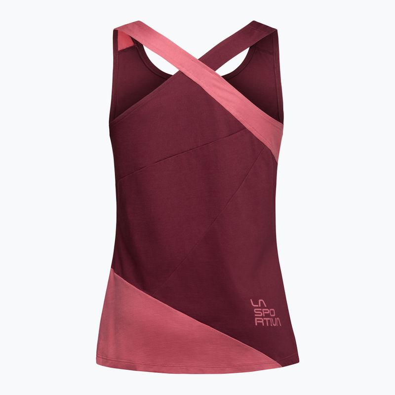 Tricou pentru femei La Sportiva Twist Tank rosebay / rosewood 2