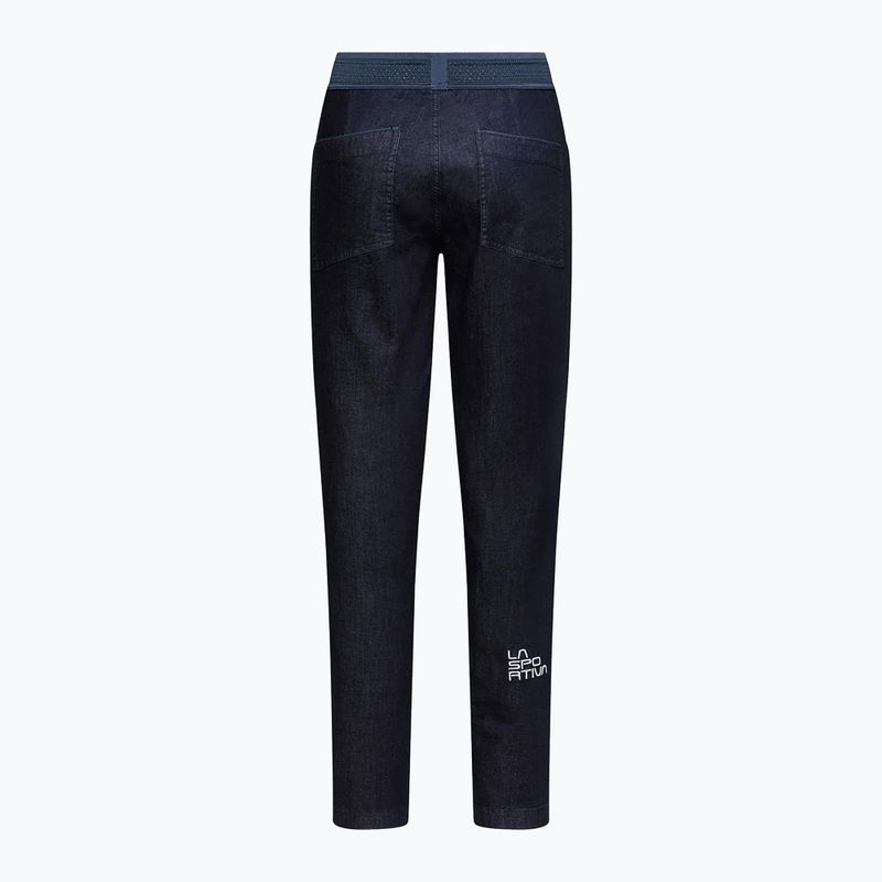 Pantaloni de cățărare pentru femei La Sportiva Cave Jeans denim/night sky 4