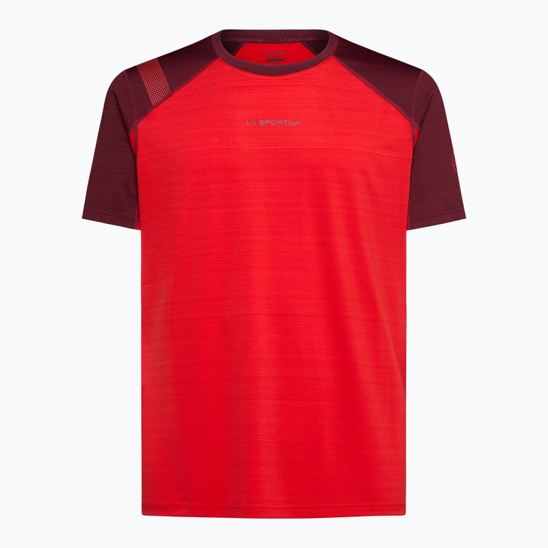 Tricou pentru bărbați  La Sportiva Sunfire mountain red / redwood