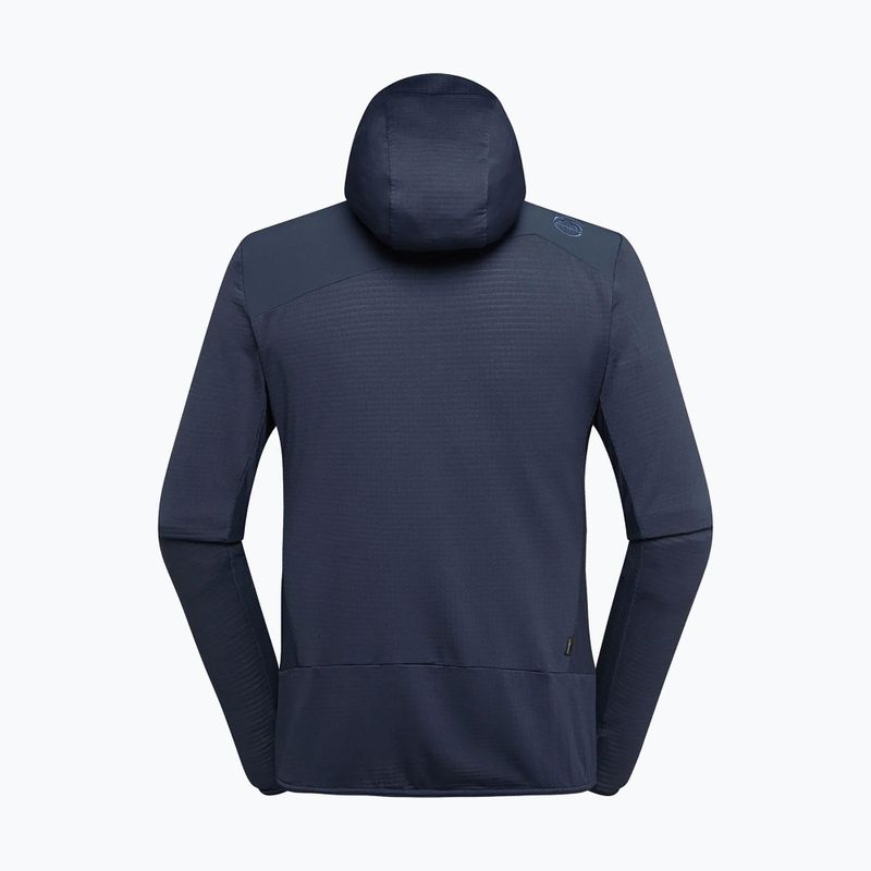 Bluză fleece pentru bărbați La Sportiva Aequilibrium Thermal Hoody night sky/chalk 2