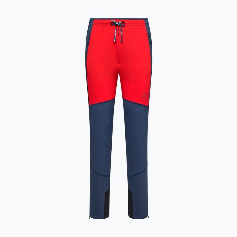 Pantaloni de trekking pentru bărbați La Sportiva Aequilibrium mountain red/night sky 3