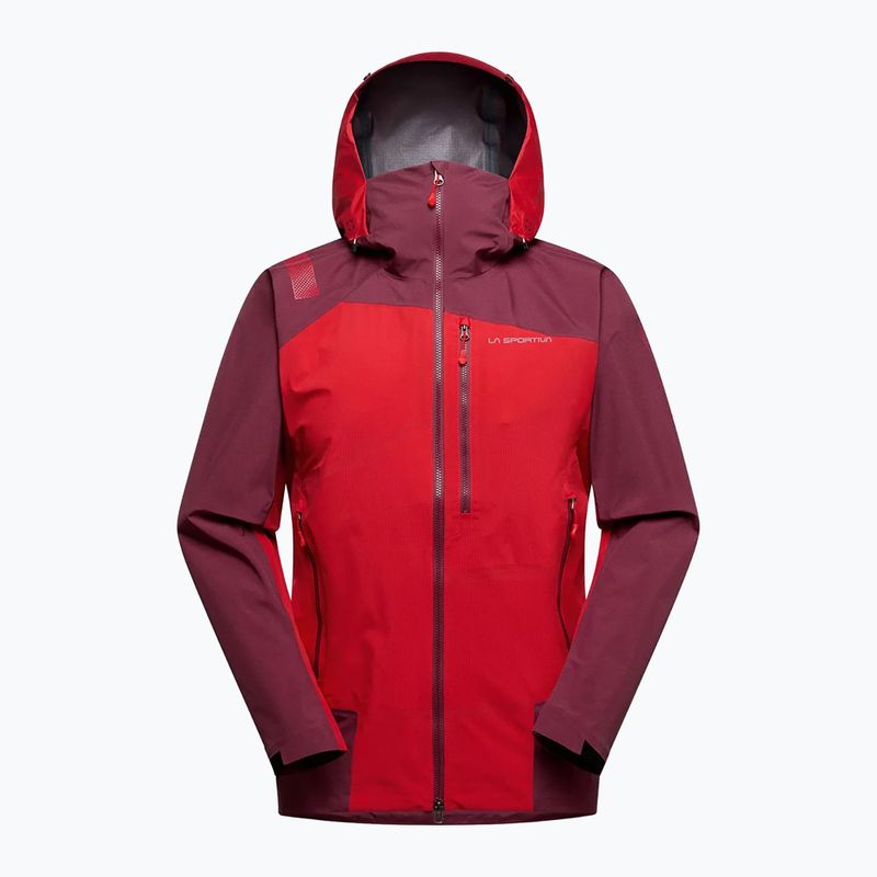 Geacă hibrid pentru bărbați La Sportiva Alpine Guide GTX Perfomance mountain red/redwood 3