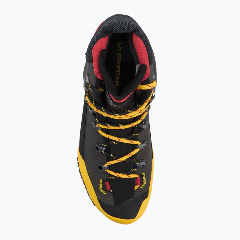 Încălțăminte de munte pentru bărbați La Sportiva Aequilibrium LT GTX black/yellow 5