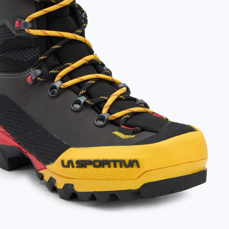 Încălțăminte de munte pentru bărbați La Sportiva Aequilibrium LT GTX black/yellow 7