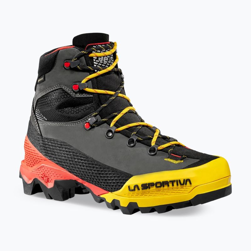 Încălțăminte de munte pentru bărbați La Sportiva Aequilibrium LT GTX black/yellow 8