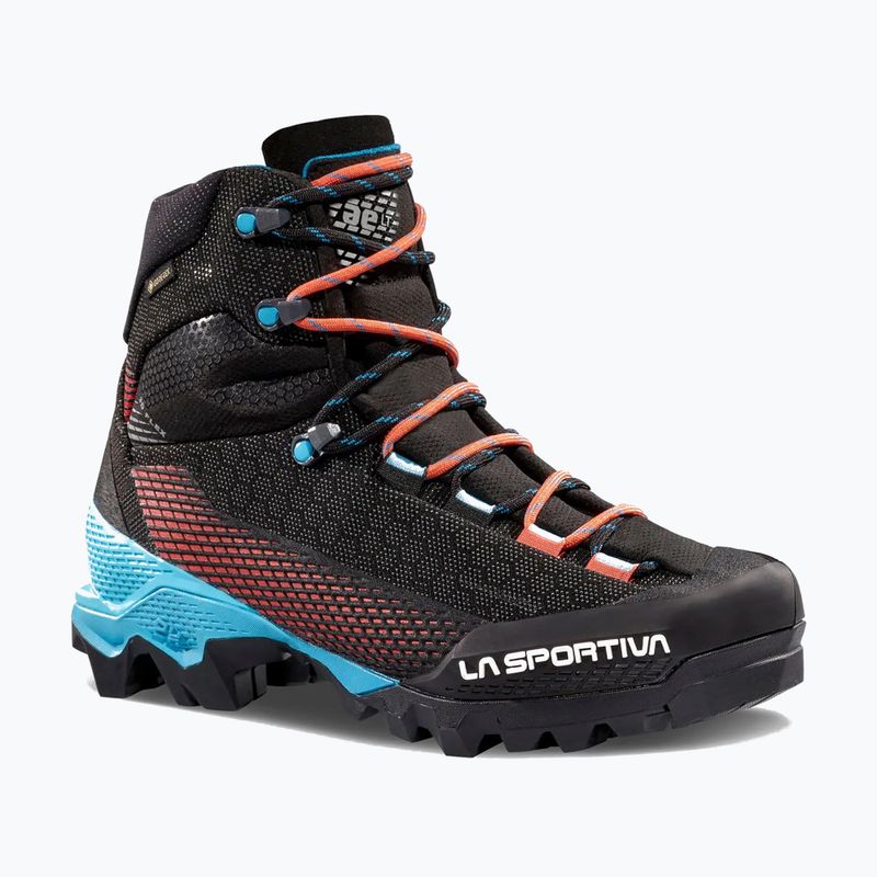 Încălțăminte de munte pentru femei La Sportiva Aequilibrium ST GTX black/hibiscus 8