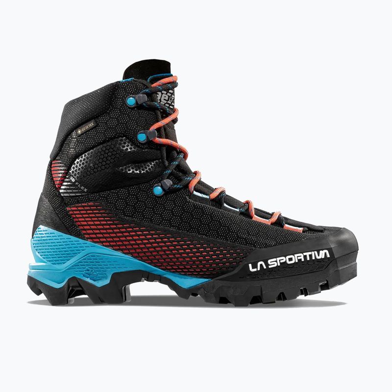 Încălțăminte de munte pentru femei La Sportiva Aequilibrium ST GTX black/hibiscus 9