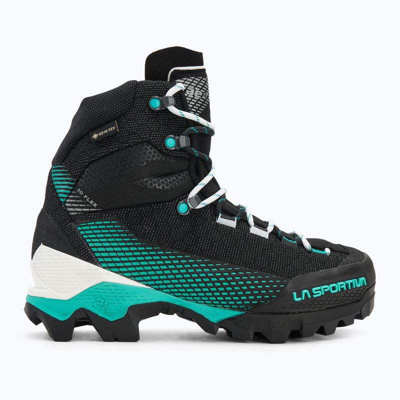 Încălțăminte de munte pentru femei La Sportiva Aequilibrium ST GTX black/aqua 2