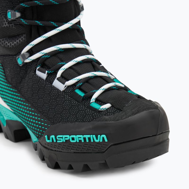 Încălțăminte de munte pentru femei La Sportiva Aequilibrium ST GTX black/aqua 7