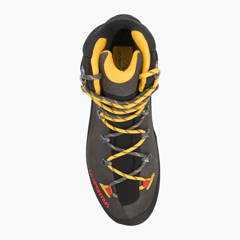 Încălțăminte de trekking pentru bărbați La Sportiva Aequilibrium Trek GTX carbon/yellow 5