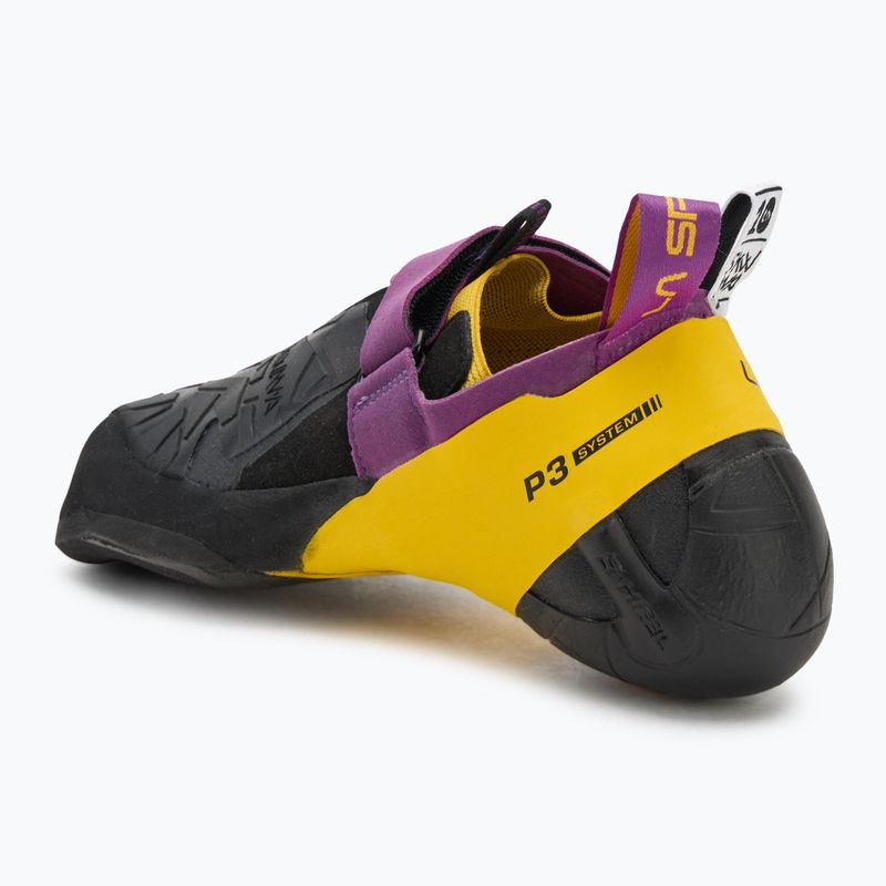 Pantofi de cățărat pentru bărbați La Sportiva Skwama purple/yellow 3