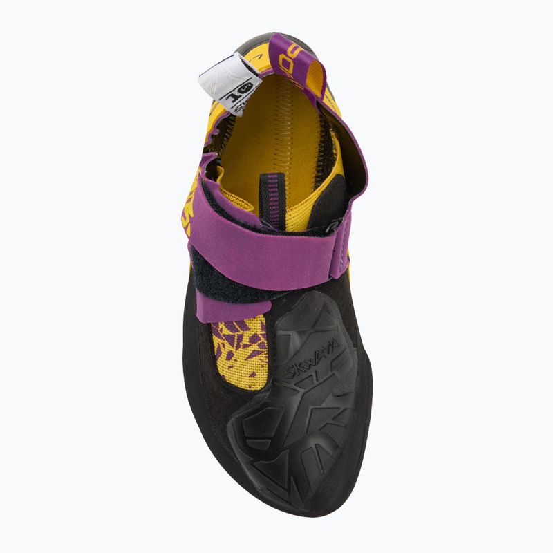 Pantofi de cățărat pentru bărbați La Sportiva Skwama purple/yellow 5