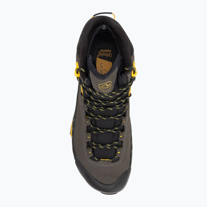 Încălțăminte de abordare pentru bărbați La Sportiva TX5 GTX carbon/ yellow 5