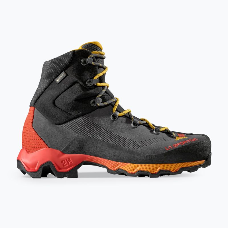 Încălțăminte  de alpinism pentru bărbați La Sportiva Aequilibrium Trek GTX carbon/yellow 2