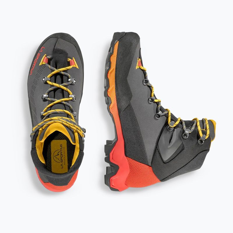 Încălțăminte  de alpinism pentru bărbați La Sportiva Aequilibrium Trek GTX carbon/yellow 6