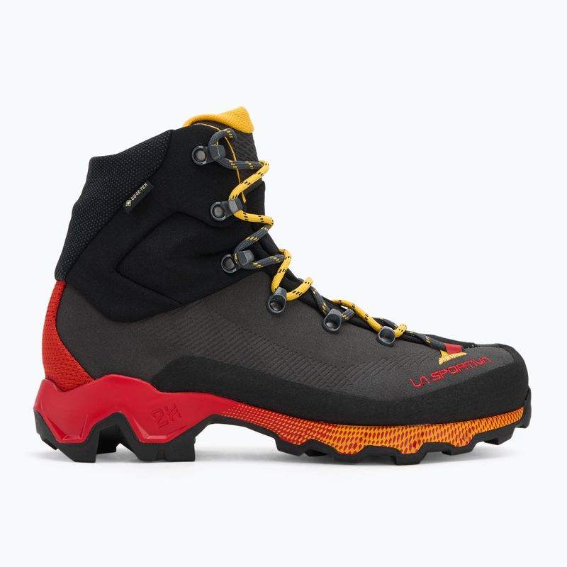 Încălțăminte de trekking pentru bărbați La Sportiva Aequilibrium Trek GTX carbon/yellow 2