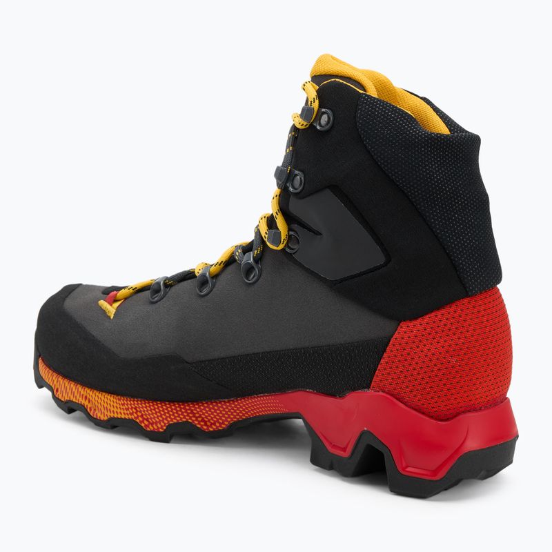 Încălțăminte de trekking pentru bărbați La Sportiva Aequilibrium Trek GTX carbon/yellow 3