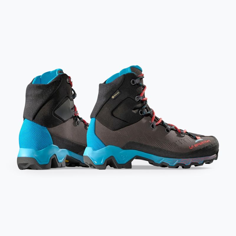 Încălțăminte de trekking pentru femei La Sportiva Aequilibrium Trek GTX carbon/malibu blue 11