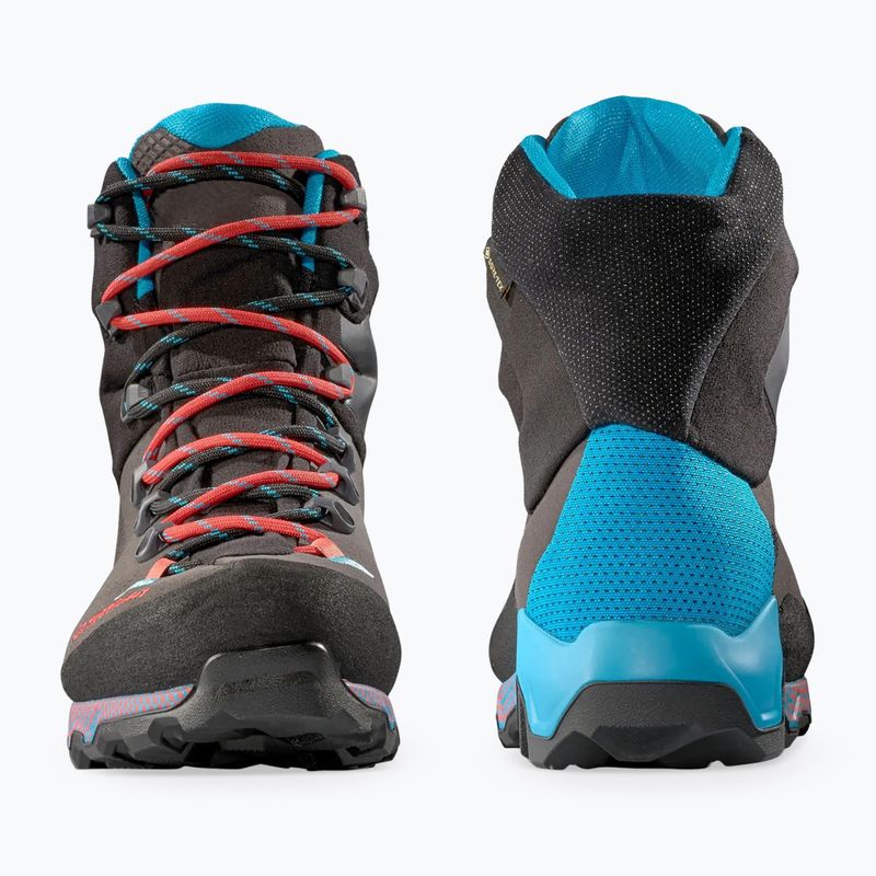Încălțăminte de trekking pentru femei La Sportiva Aequilibrium Trek GTX carbon/malibu blue 12