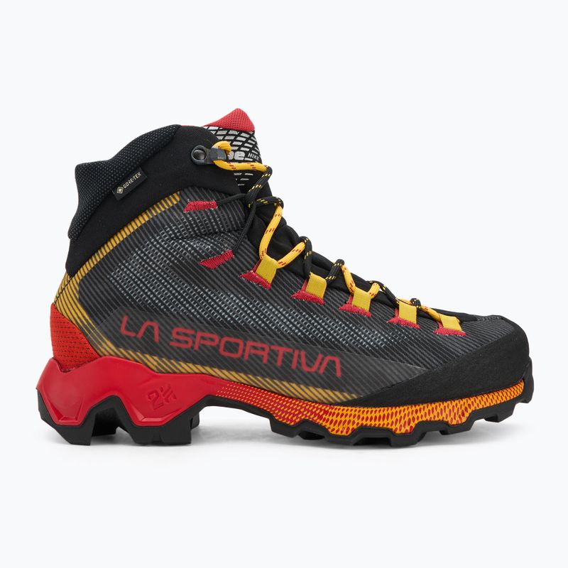 Încălțăminte de trekking pentru bărbați La Sportiva Aequilibrium Hike GTX carbon/yellow 2