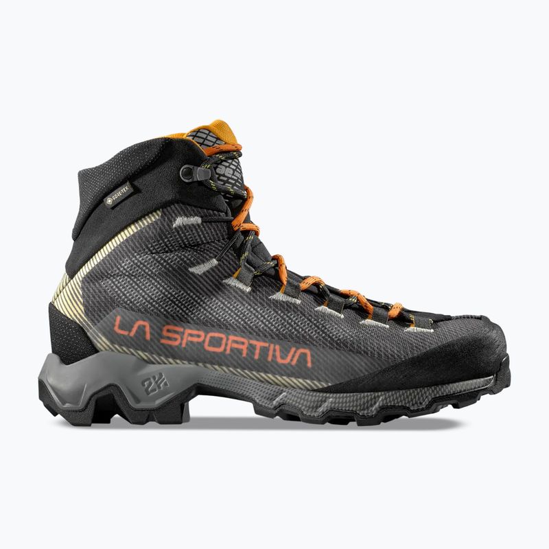 Încălțăminte de trekking pentru bărbați La Sportiva Aequalibrum Hike GTX carbon/papaya 2